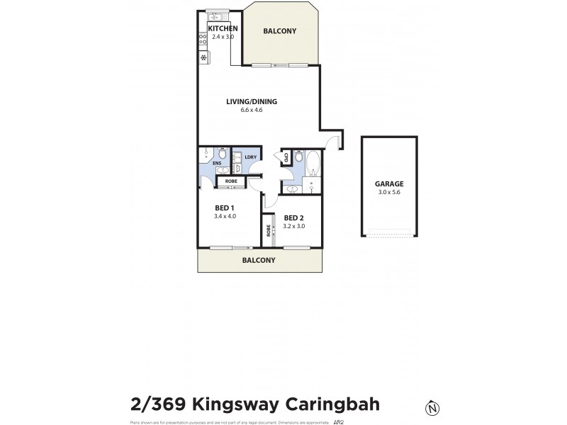 2/369-373 Kingsway, Caringbah NSW 2229 Floorplan