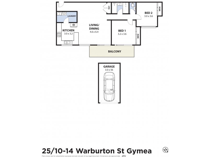 25/10-14 Warburton Street, Gymea NSW 2227 Floorplan
