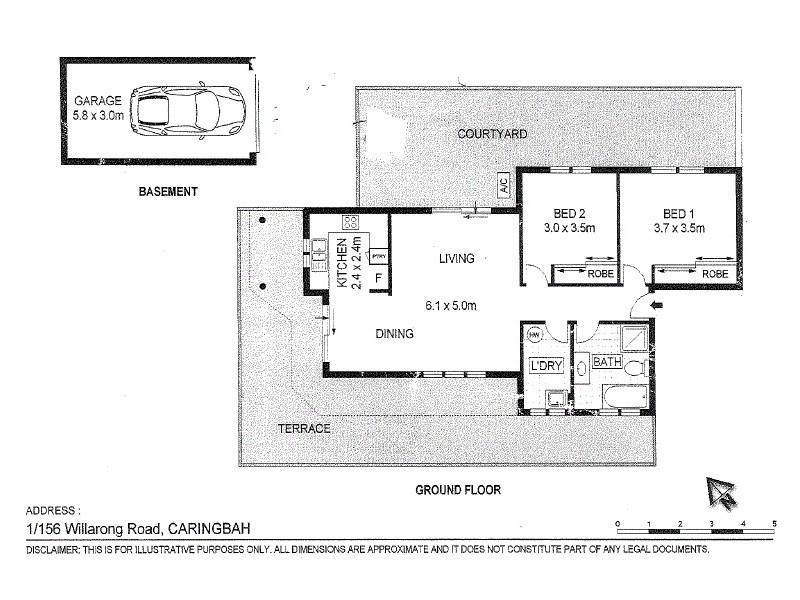 1/156 Willarong Road, Caringbah NSW 2229 Floorplan