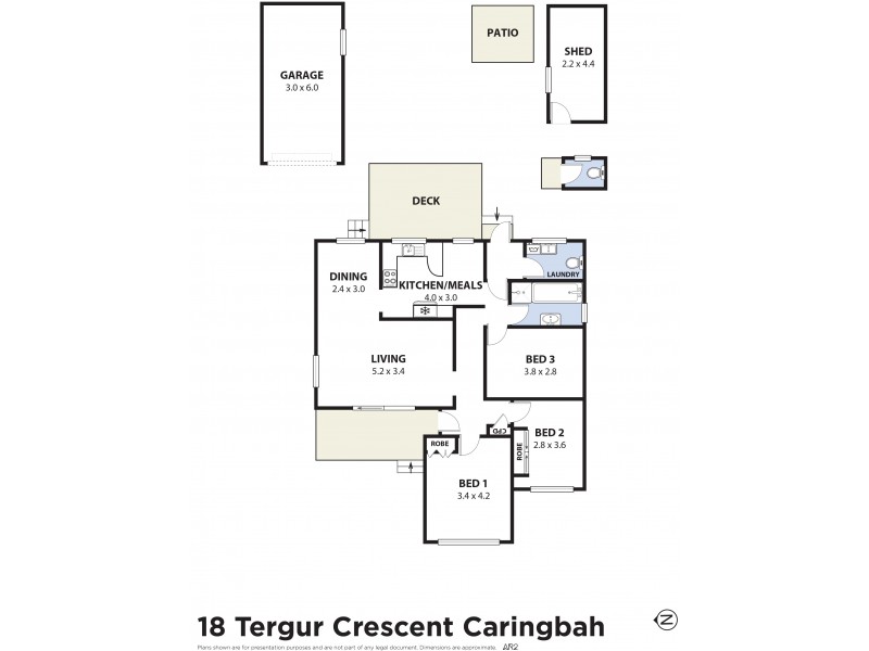 18 Tergur Crescent, Caringbah NSW 2229 Floorplan