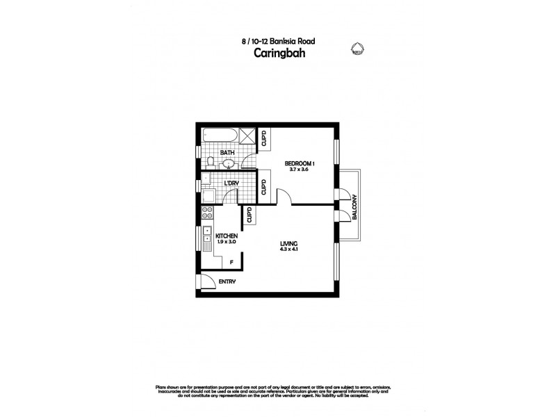8/10-12 Banksia Road, Caringbah NSW 2229 Floorplan