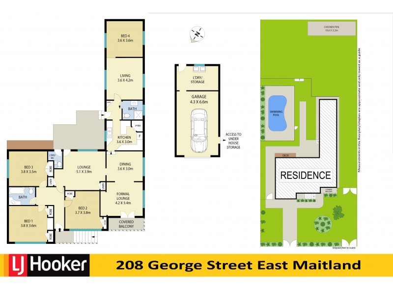 208 George Street, East Maitland NSW 2323 Floorplan