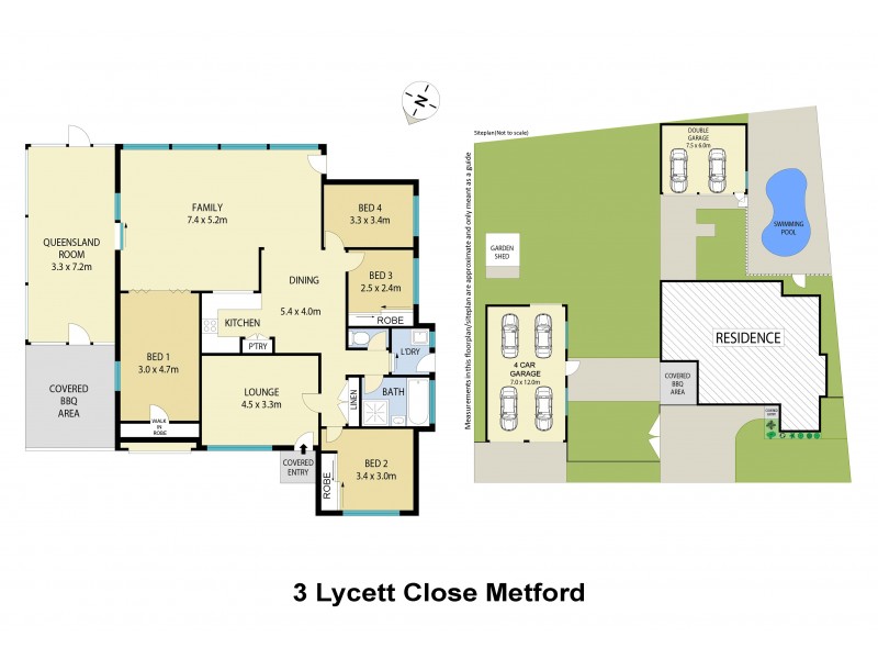 3 Lycett Close, Metford NSW 2323 Floorplan
