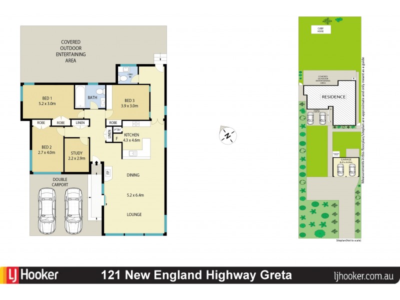 121 New England Highway, Greta NSW 2334 Floorplan