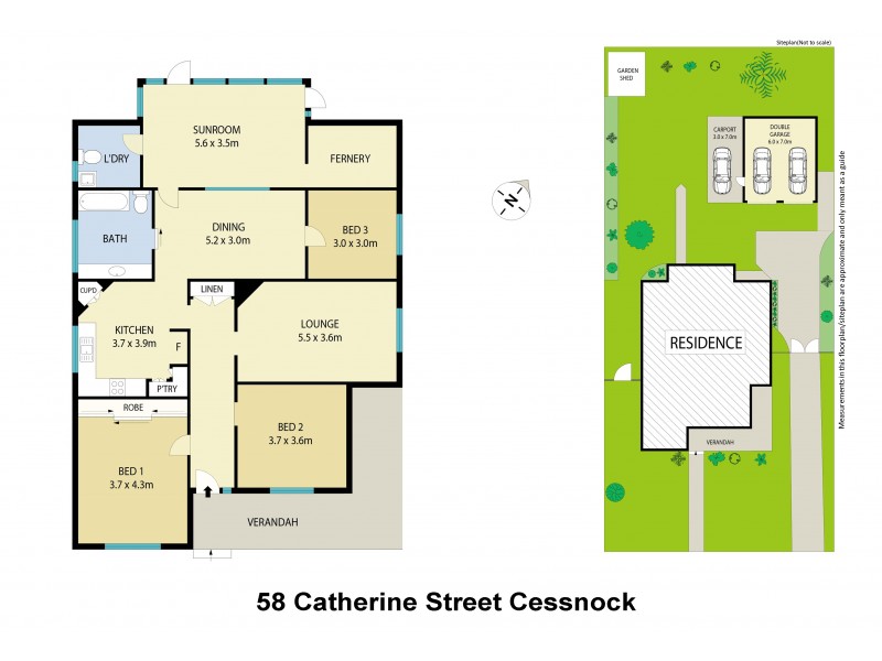 58 Catherine Street, Cessnock NSW 2325 Floorplan