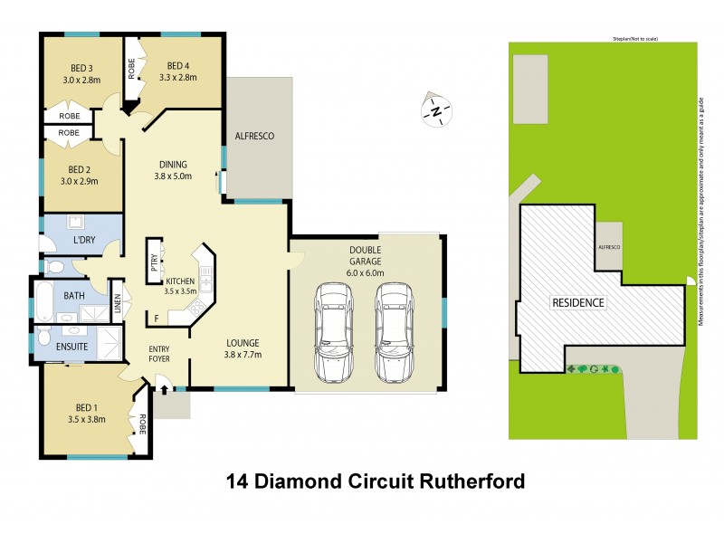 14 Diamond Circuit, Rutherford NSW 2320 Floorplan