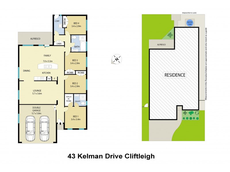 43 Kelman Drive, Cliftleigh NSW 2321 Floorplan