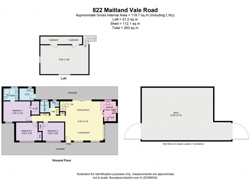 822 Maitland Vale Road, Rosebrook NSW 2320 Floorplan