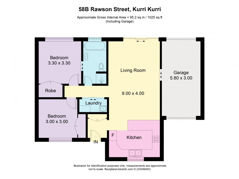 58B Rawson Street, Kurri Kurri NSW 2327 Floorplan