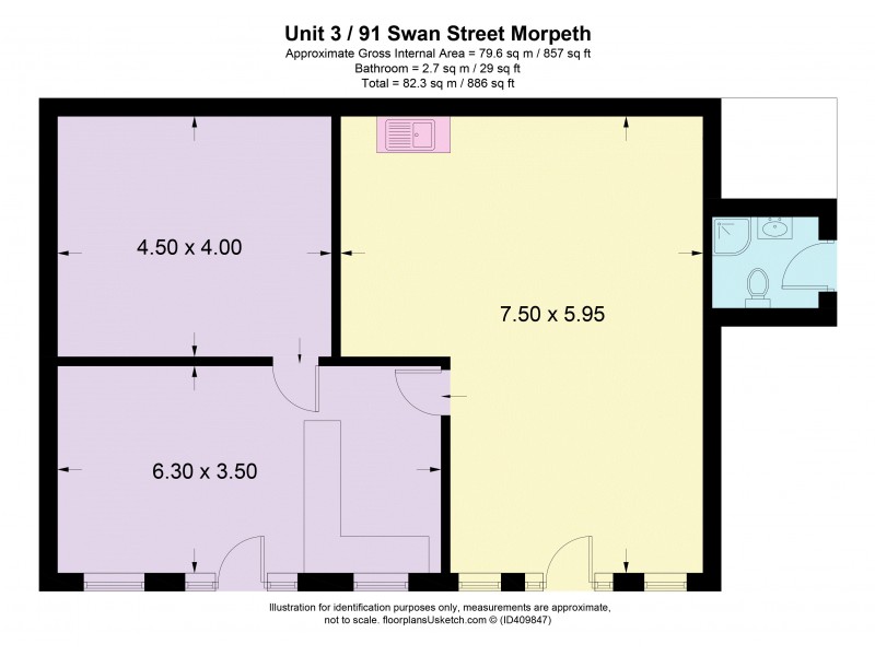 3/91 Swan Street, Morpeth NSW 2321 Floorplan