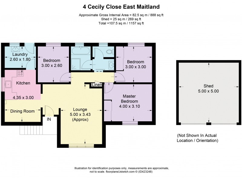 4 Cecily Close, East Maitland NSW 2323 Floorplan