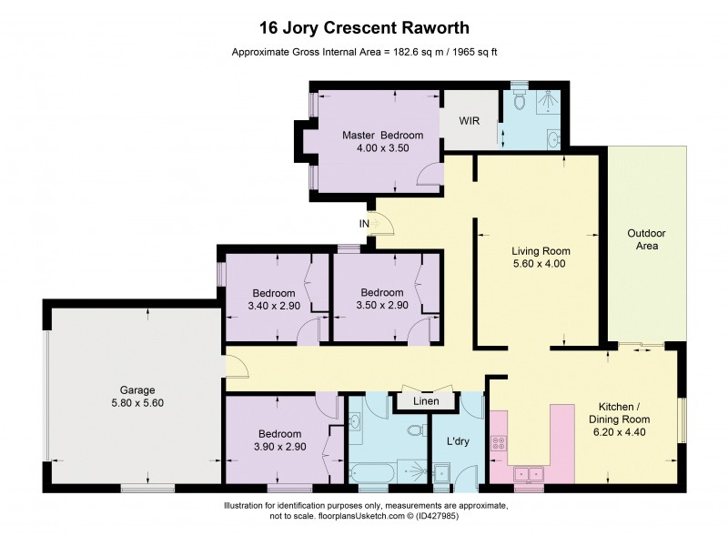 16 Jory Crescent, Raworth NSW 2321 Floorplan