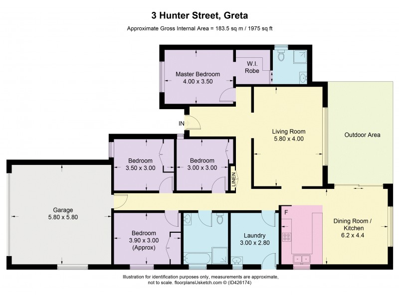3 Hunter Street VIA Clift Street, Greta NSW 2334 Floorplan
