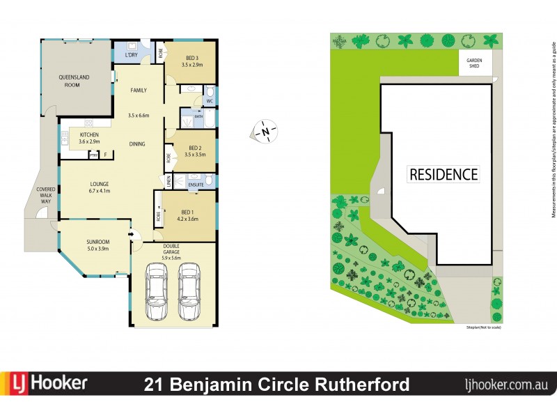 21 Benjamin Circle, Rutherford NSW 2320 Floorplan