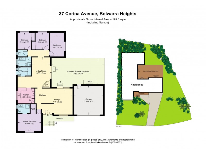 37 Corina Avenue, Bolwarra Heights NSW 2320 Floorplan