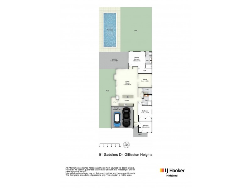 91 Saddlers Drive, Gillieston Heights NSW 2321 Floorplan