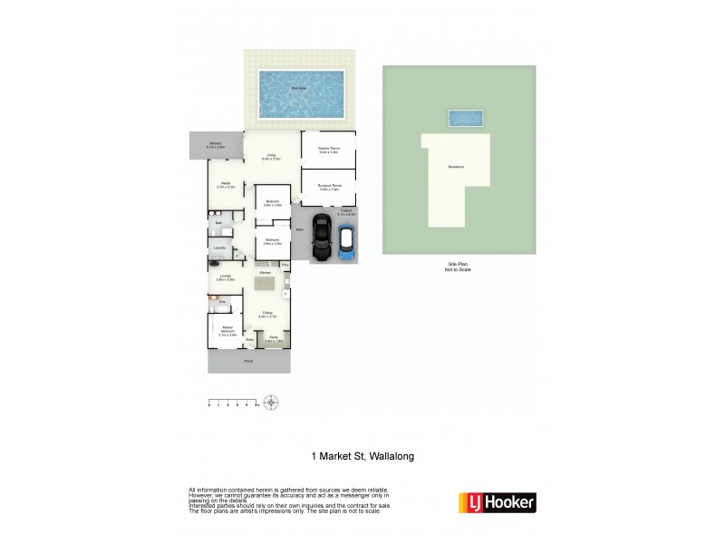 1 Market Street, Wallalong NSW 2320 Floorplan