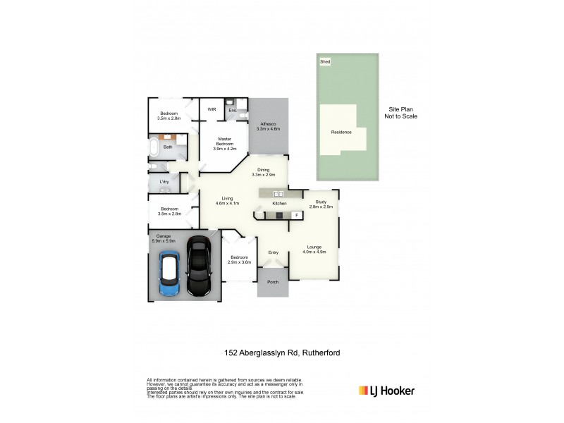 152 Aberglasslyn Road, Rutherford NSW 2320 Floorplan