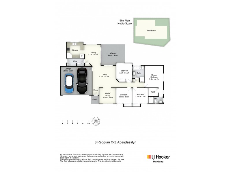 8 Redgum Circuit, Aberglasslyn NSW 2320 Floorplan