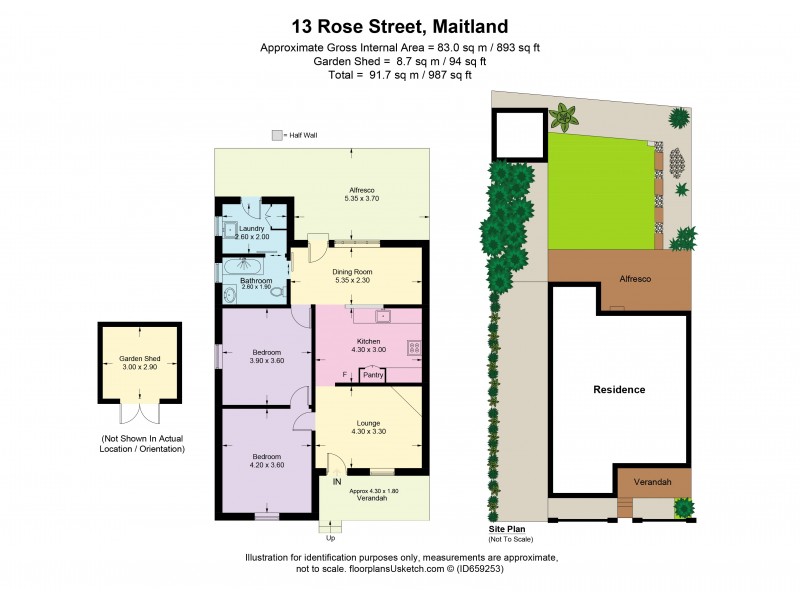 13 Rose Steet, Maitland NSW 2320 Floorplan