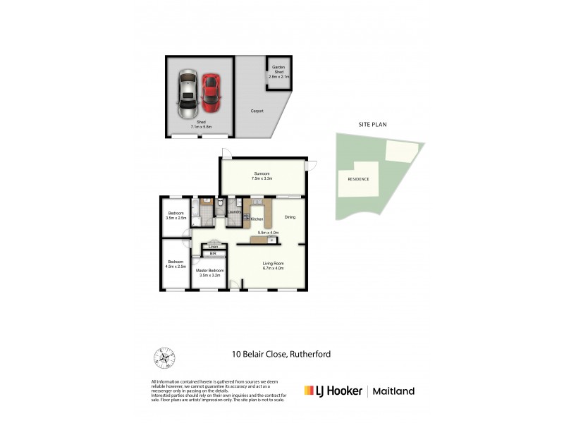 10 Belair Close, Rutherford NSW 2320 Floorplan