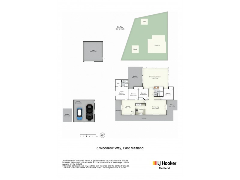 3 Woodrow Way, East Maitland NSW 2323 Floorplan