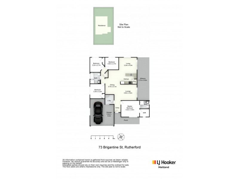 73 Brigantine Street, Rutherford NSW 2320 Floorplan