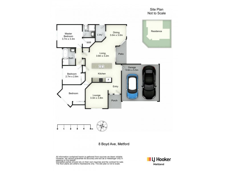 2/8 Boyd Avenue, Metford NSW 2323 Floorplan