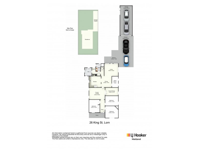 26 King Street, Lorn NSW 2320 Floorplan