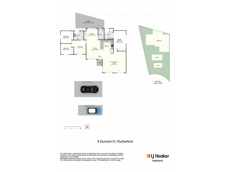 9 Dumont Close, Rutherford NSW 2320 Floorplan