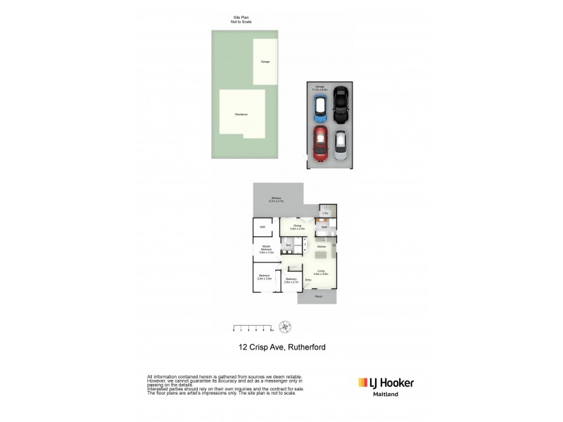 12 Crisp Avenue, Rutherford NSW 2320 Floorplan