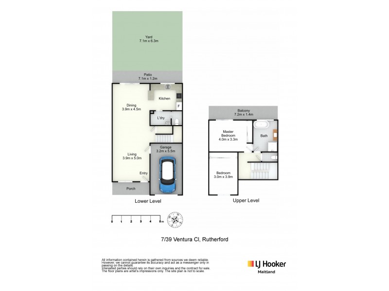 7/39 Ventura Close, Rutherford NSW 2320 Floorplan