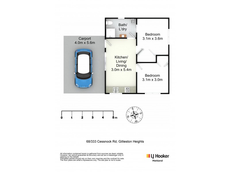 68/333 Cessnock Road, Gillieston Heights NSW 2321 Floorplan