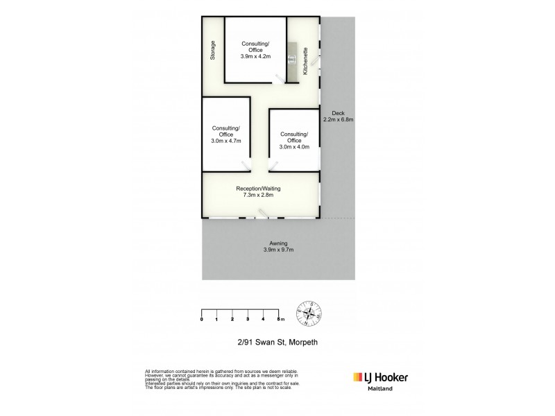 2/91 Swan Street, Morpeth NSW 2321 Floorplan