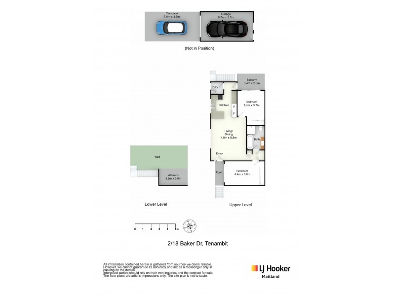 2/18 Baker Drive, Tenambit NSW 2323 Floorplan