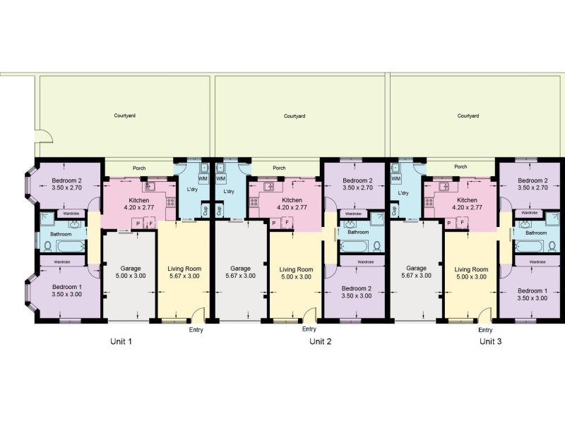 1-3/159 Weblands Street, Aberglasslyn NSW 2320 Floorplan