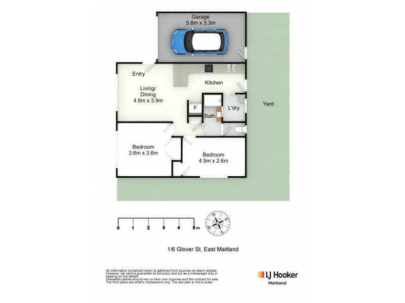 1 & 2/6 Glover Street, East Maitland NSW 2323 Floorplan