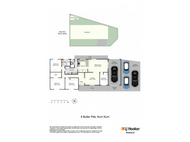 6 Butler Parade, Kurri Kurri NSW 2327 Floorplan