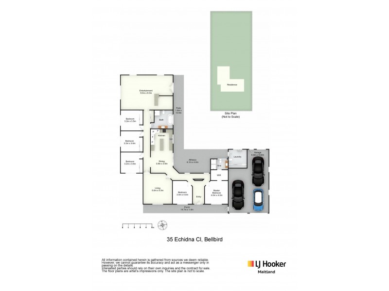 35 Echidna Close, Bellbird NSW 2325 Floorplan