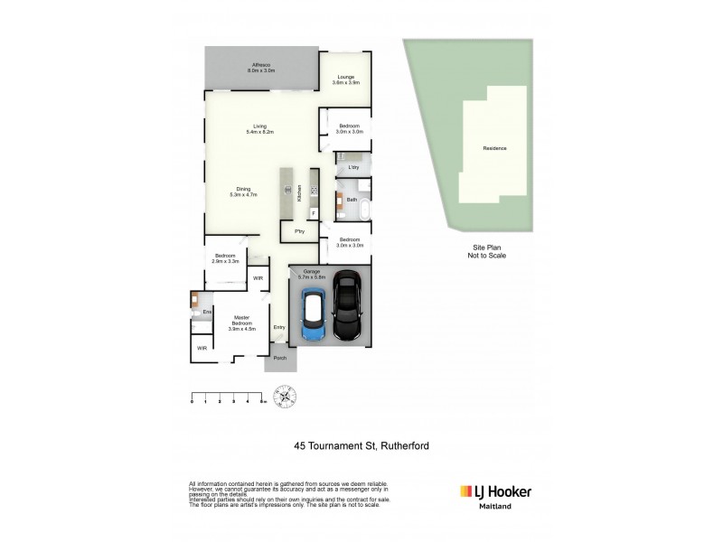 45 Tournament Street, Rutherford NSW 2320 Floorplan