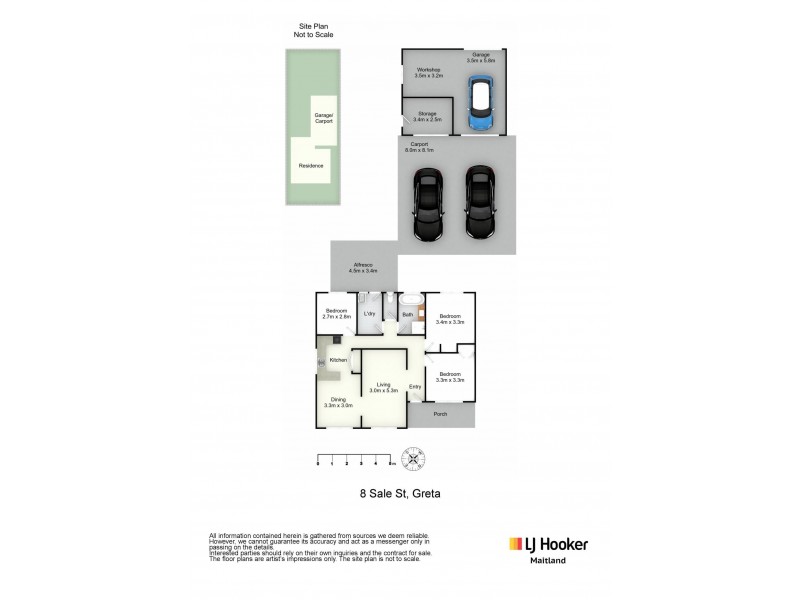 8 Sale Street, Greta NSW 2334 Floorplan