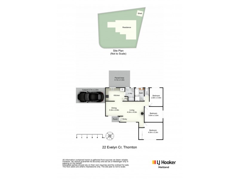 22 Evelyn Crescent, Thornton NSW 2322 Floorplan