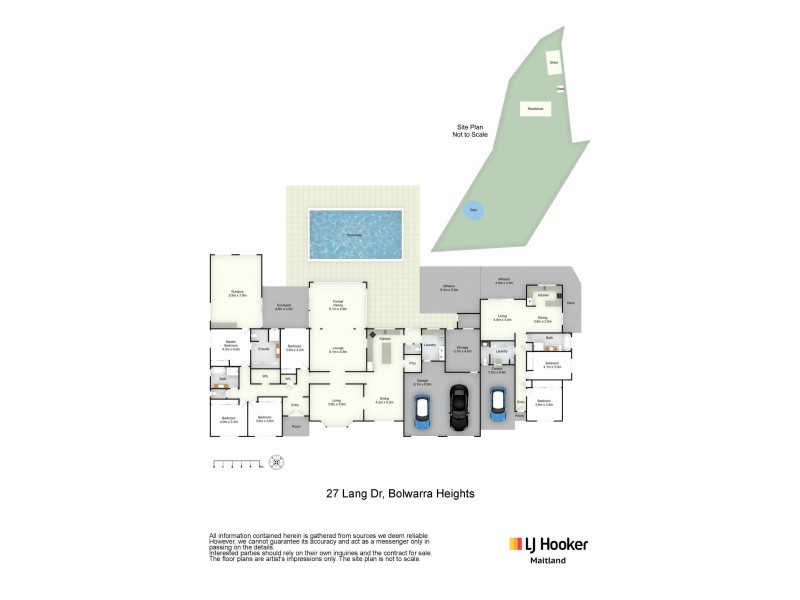 27 Lang Drive, Bolwarra Heights NSW 2320 Floorplan