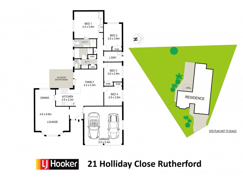 21 Holliday Close, Rutherford NSW 2320 Floorplan