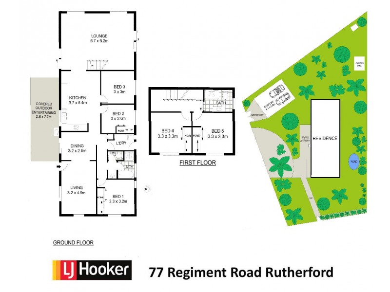 77 Regiment Road, Rutherford NSW 2320 Floorplan