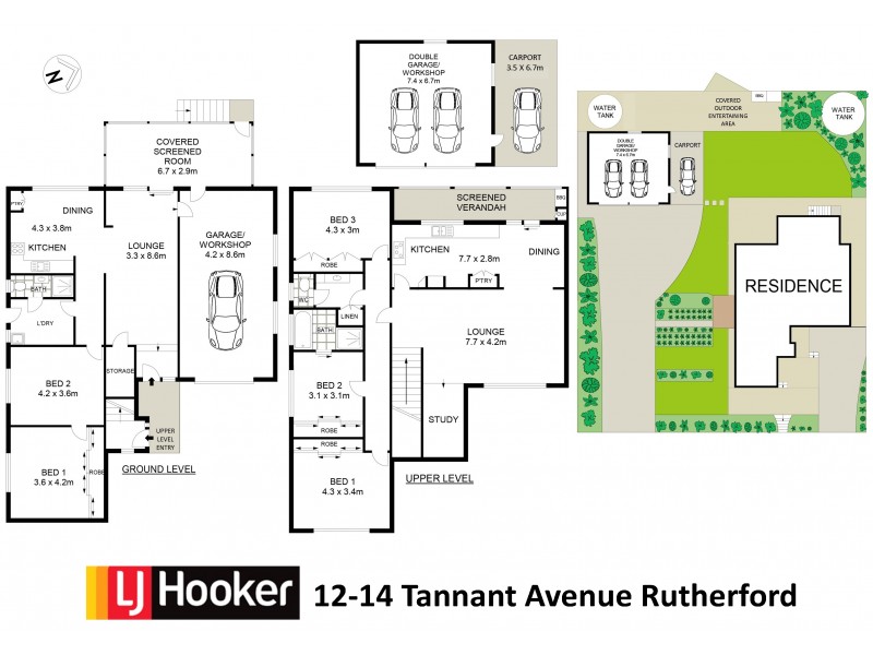 12-14 Tannant Avenue, Rutherford NSW 2320 Floorplan
