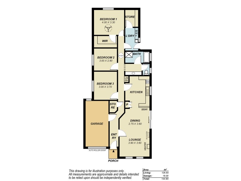25 Jacaranda Grove, Golden Grove SA 5125 Floorplan