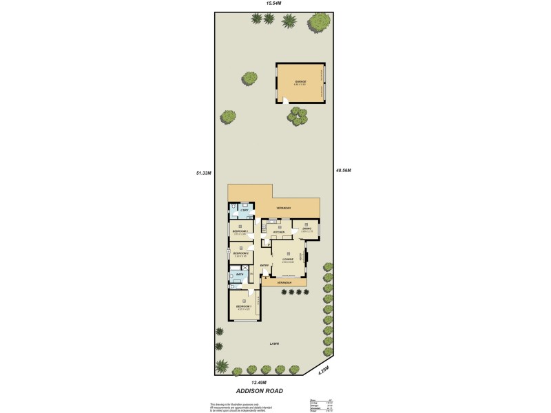 61 Addison Road, Pennington SA 5013 Floorplan