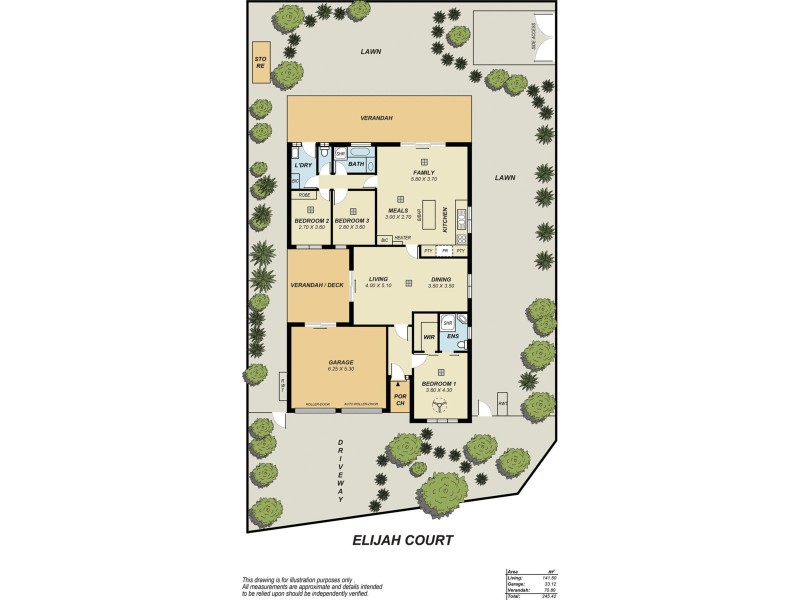 25 Elijah Court, Greenwith SA 5125 Floorplan