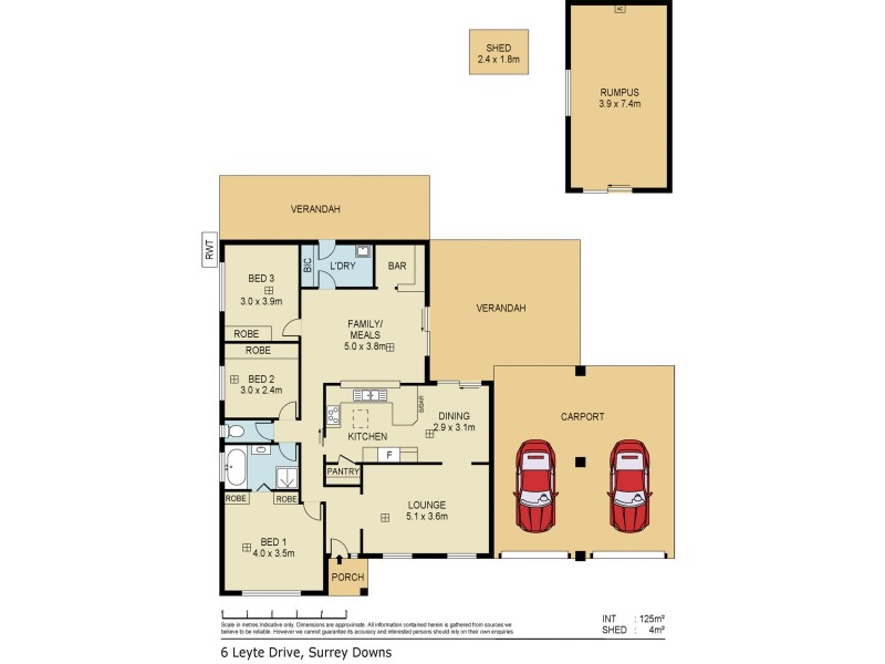 6 Leyte Drive, Surrey Downs SA 5126 Floorplan